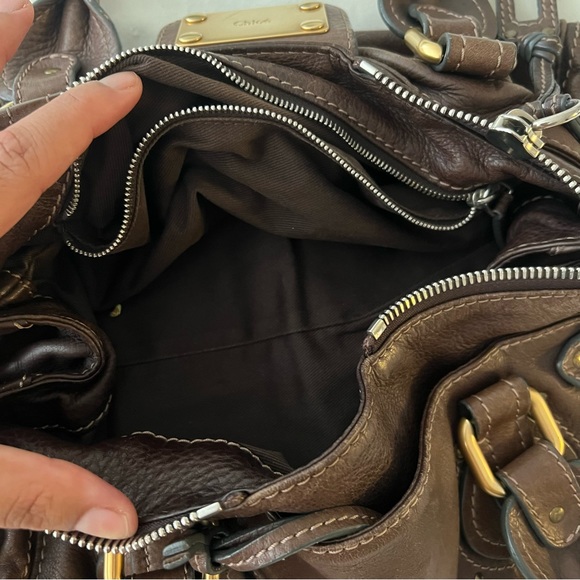 Chloe Paddington Brown Leather and Gold Hardware - Picture 4 of 9